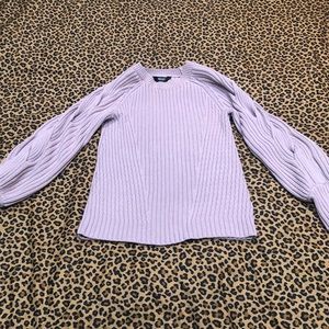 Simply Vera VeraWang Lavender Heavy Weight Sweater Size M